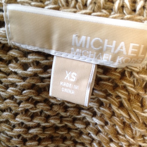 SOLD Michael Kors Toggle Button Cape Cardigan XS - Picture 7 of 8